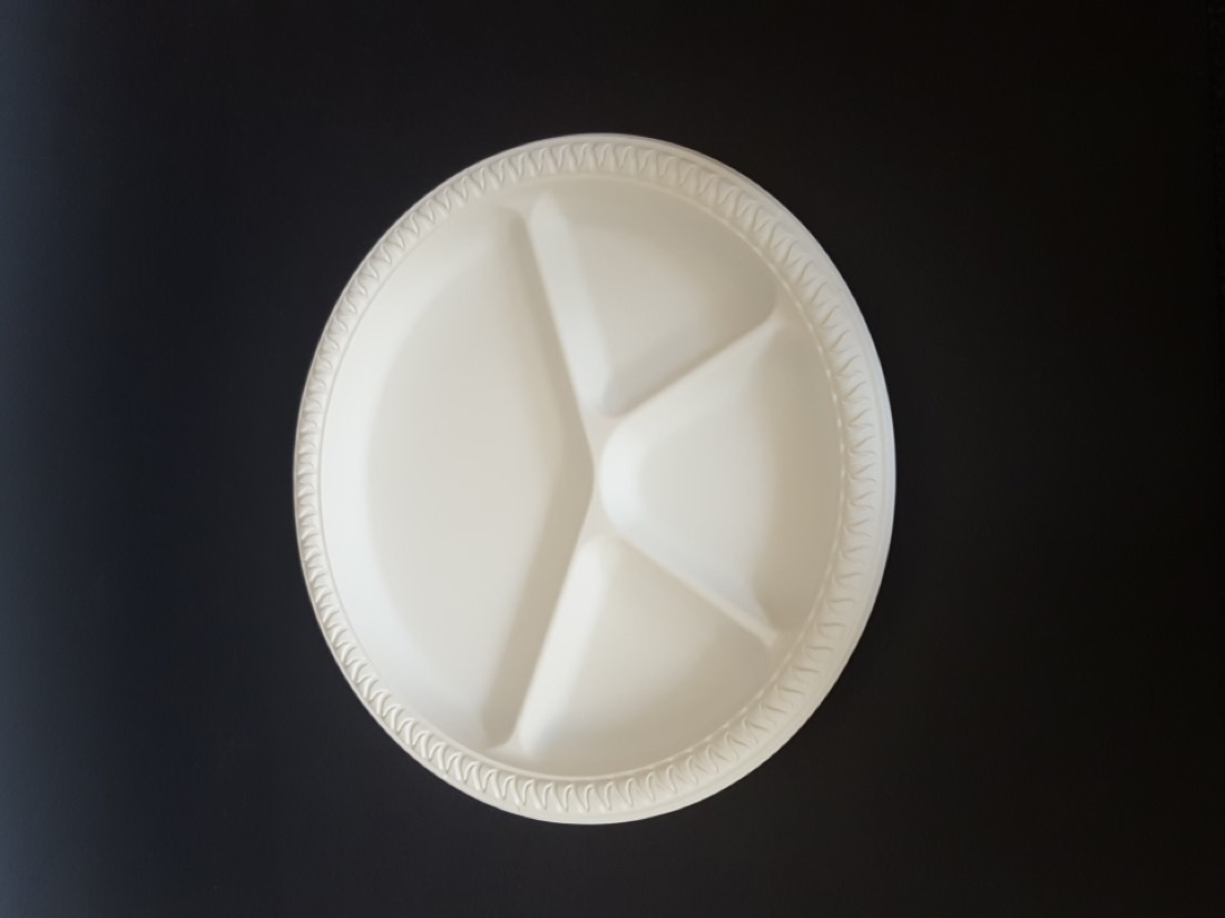 11" Plates - 4 Compartments