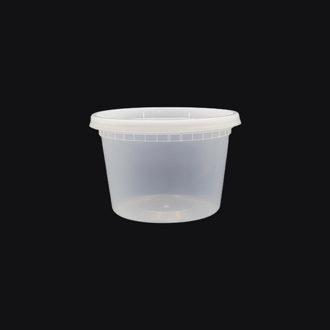 Safelock Clear Container 16 oz, with Lid