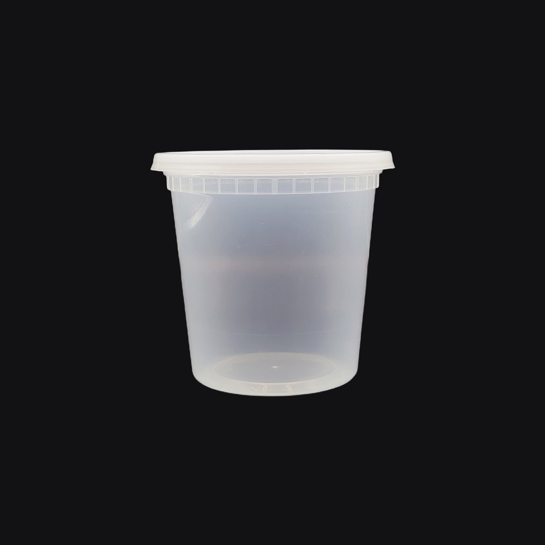 Safelock Clear Container 24 oz, with Lid