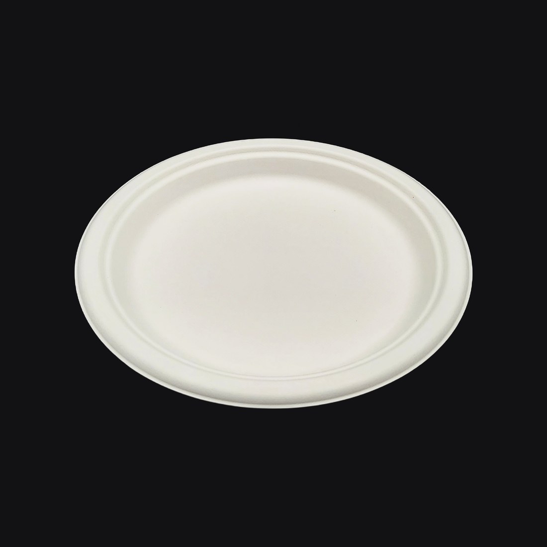 Plate 9in, Molded Fiber (Sugarcane)