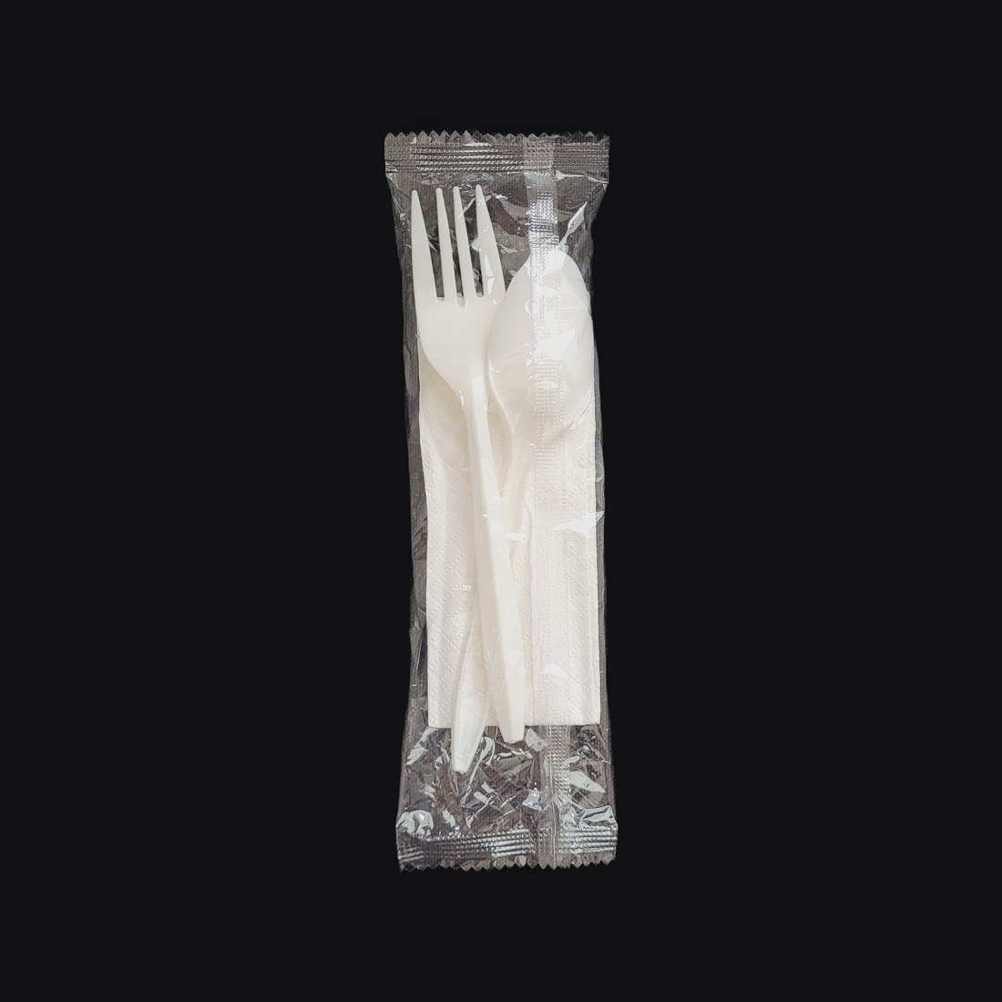 Cutlery Kit 6in (Spoon, Fork, Napkin)