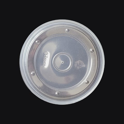 Paper Deli Container 8 oz, White, Lid