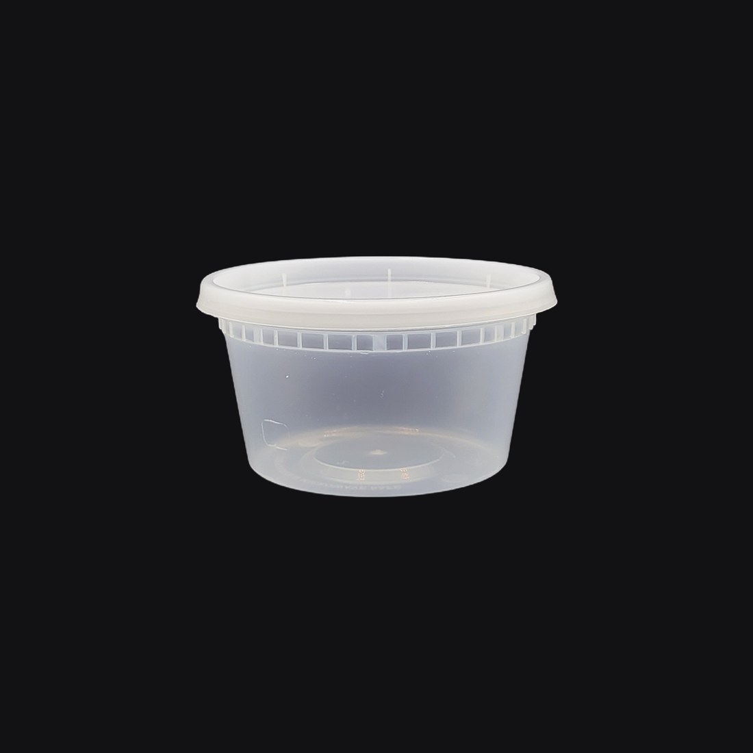 Safelock Clear Container 12 oz, with Lid