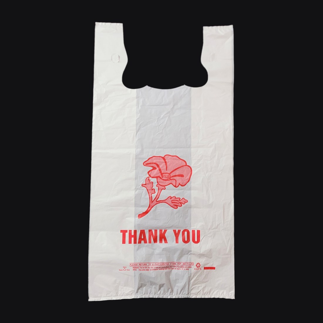 Thank You Bag HD 10.5 × 6.5 × 20 in, 13 micron